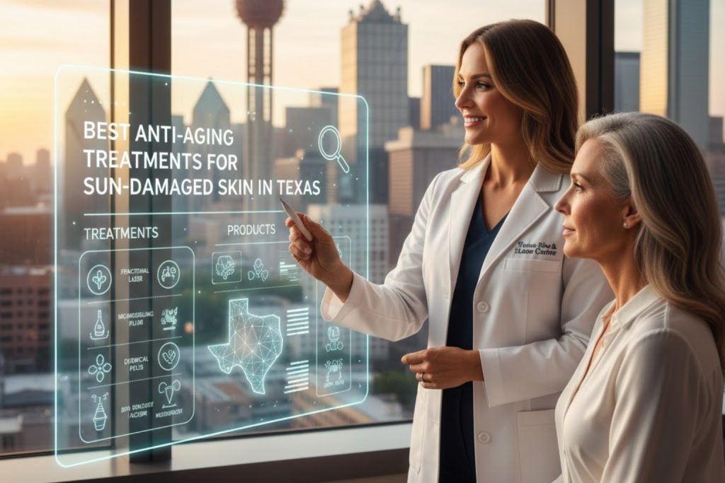 Best Anti-Aging Treatments for Sun-Damaged Skin in Texas